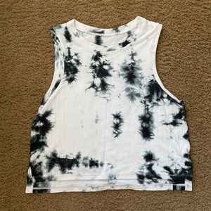 lululemon train to be tank in tie dye